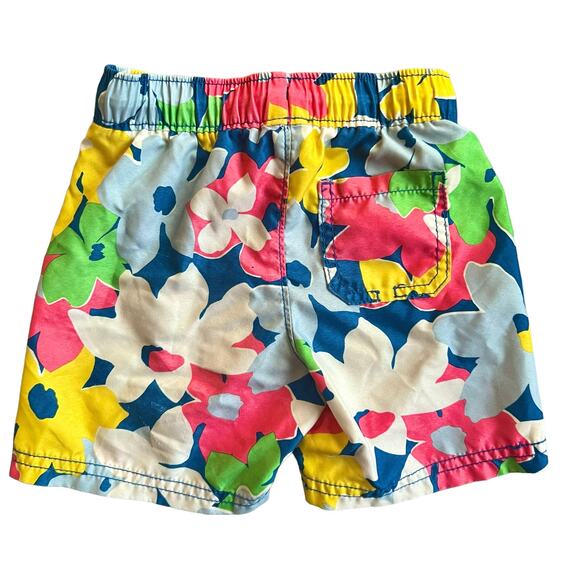 Old Navy Toddler floral Swim Trunks - Picture 2 of 4